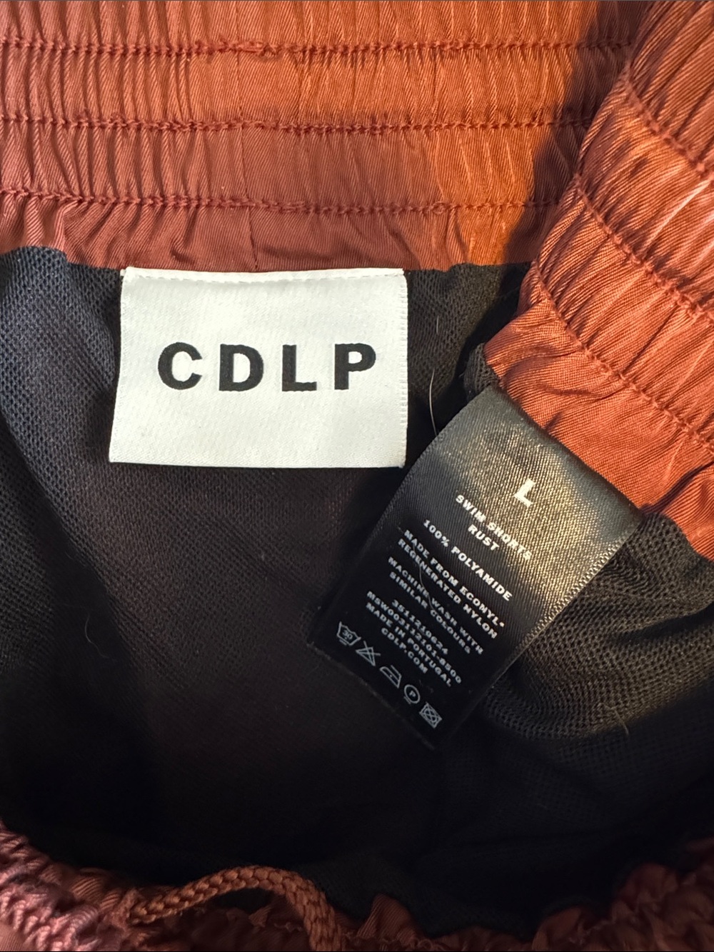 CDLP Rust Drawstring Swim Shorts - Picture 2 of 4